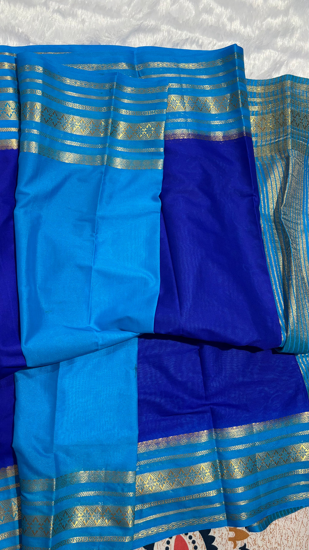 Mysore Semi Crepe Silk Saree