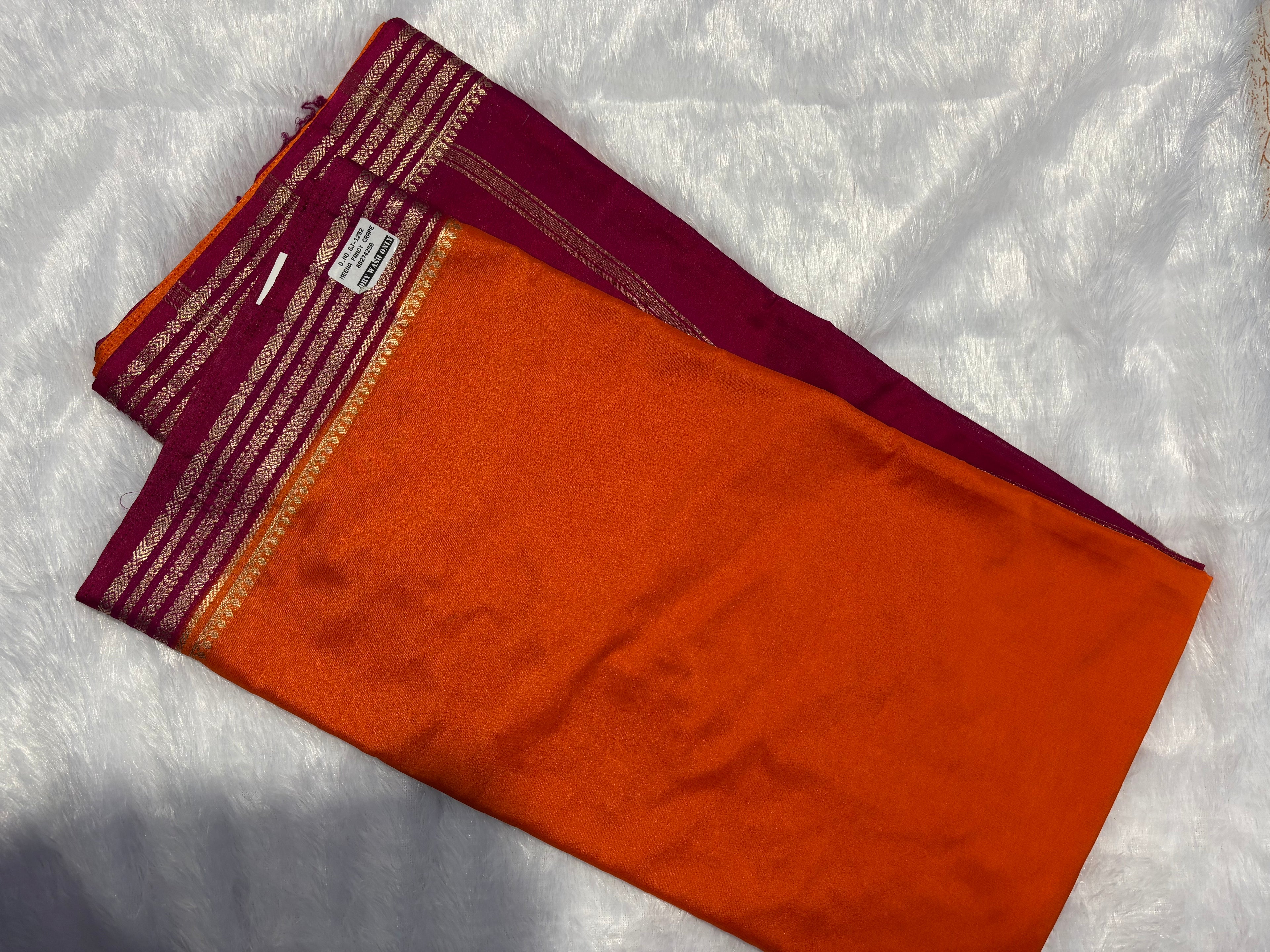Mysore Semi Crepe Silk Saree