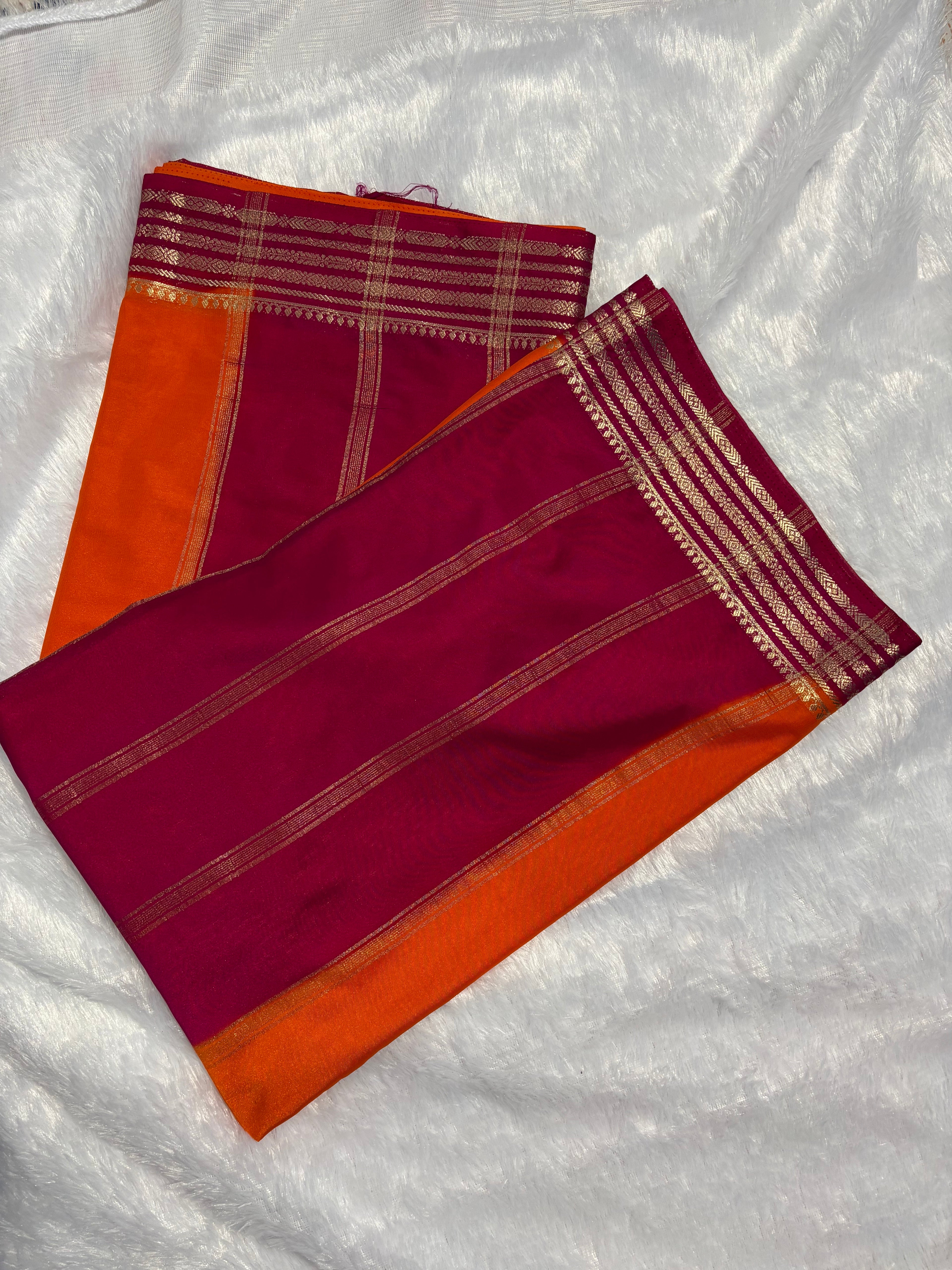 Mysore Semi Crepe Silk Saree