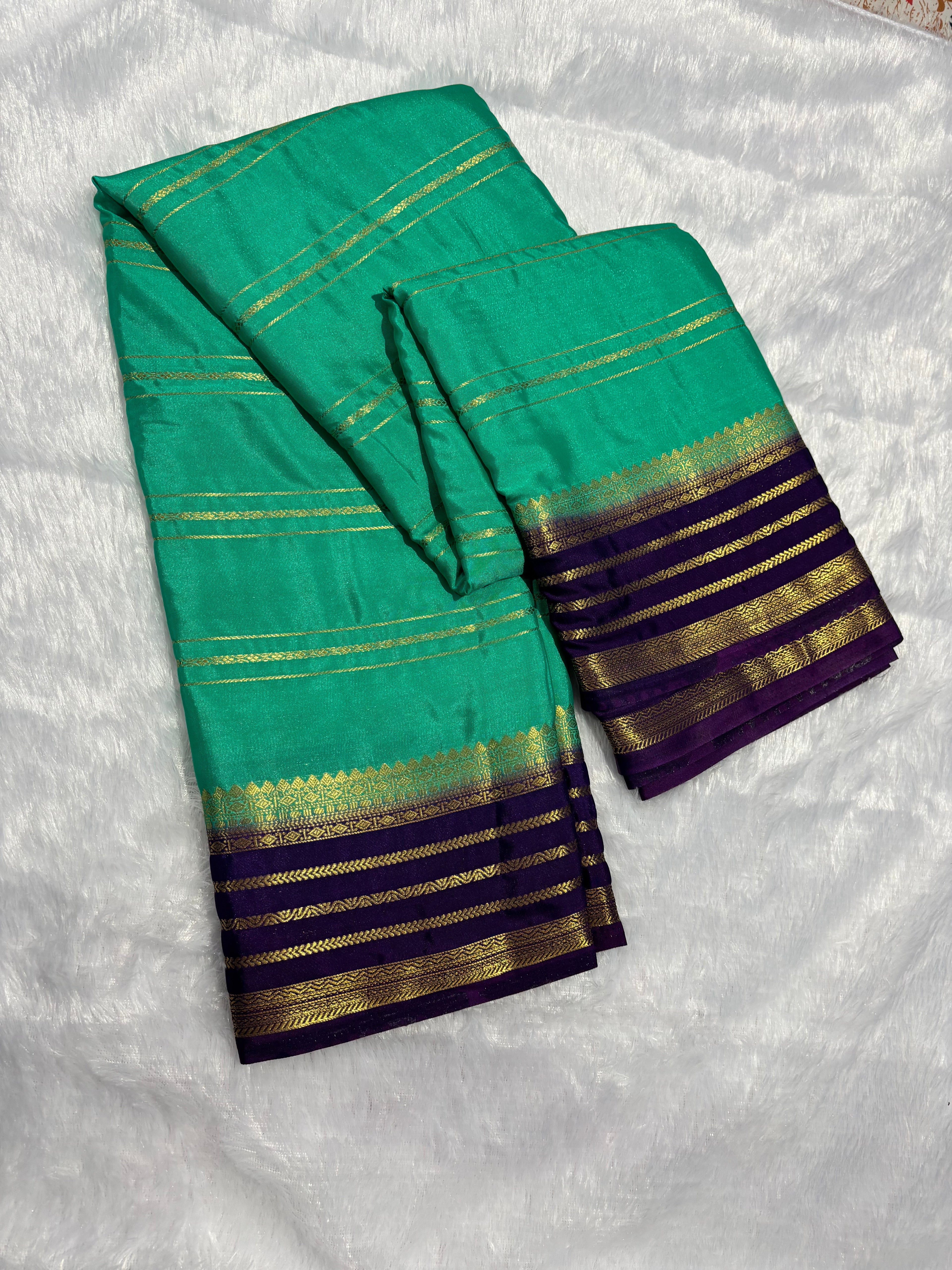 Mysore Semi Crepe Silk Saree