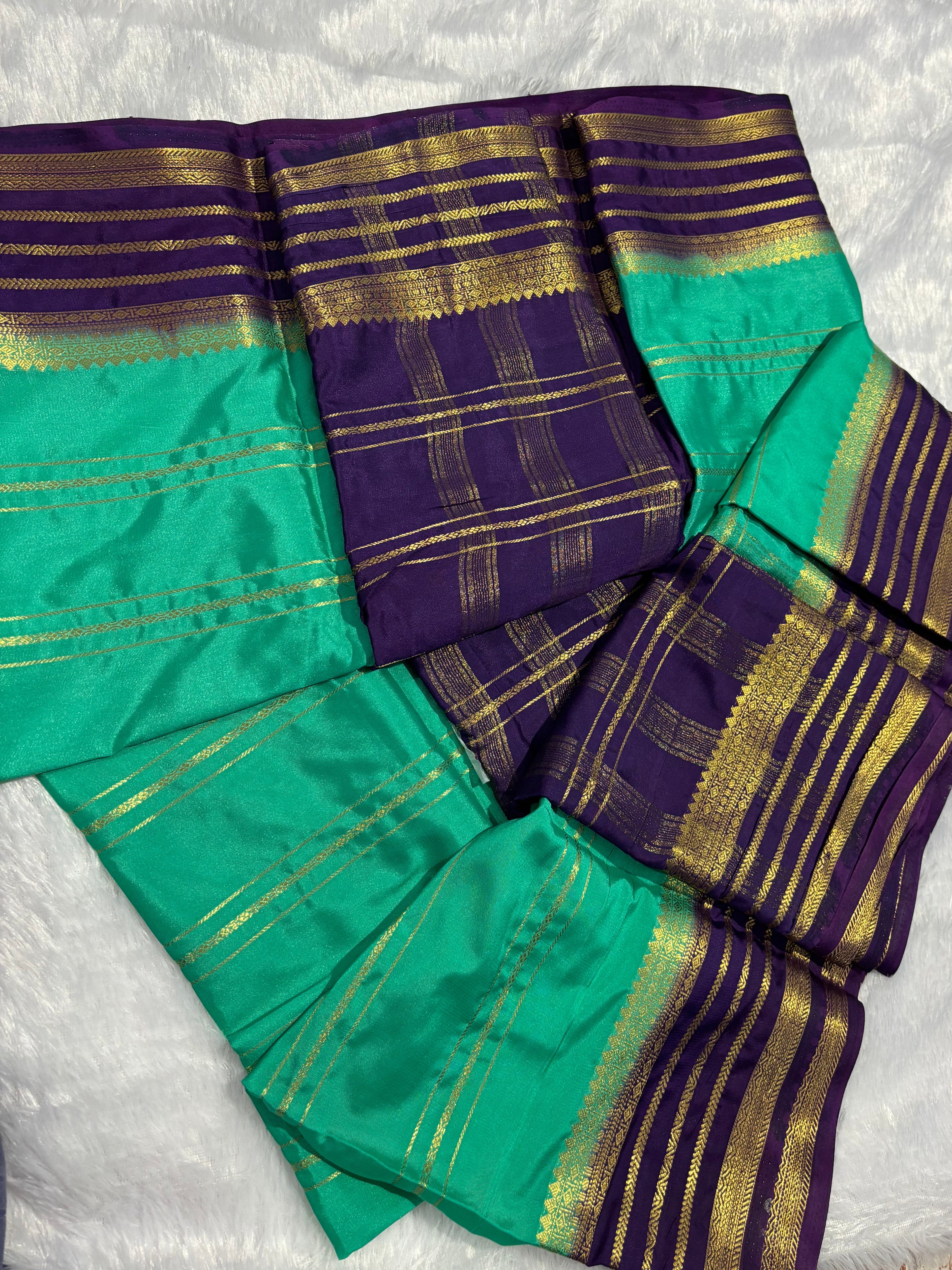 Mysore Semi Crepe Silk Saree