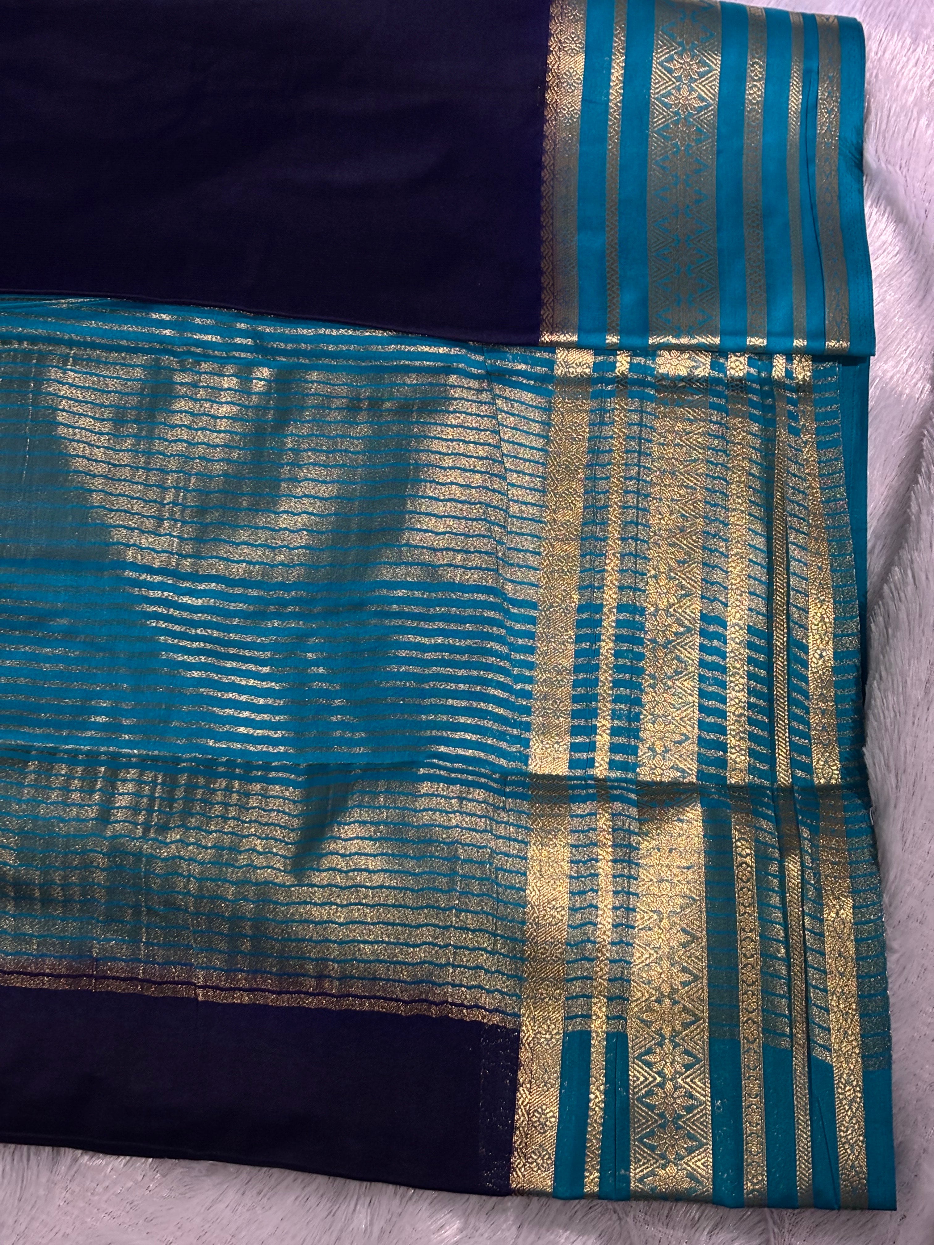 Semi Crepe Silk Saree