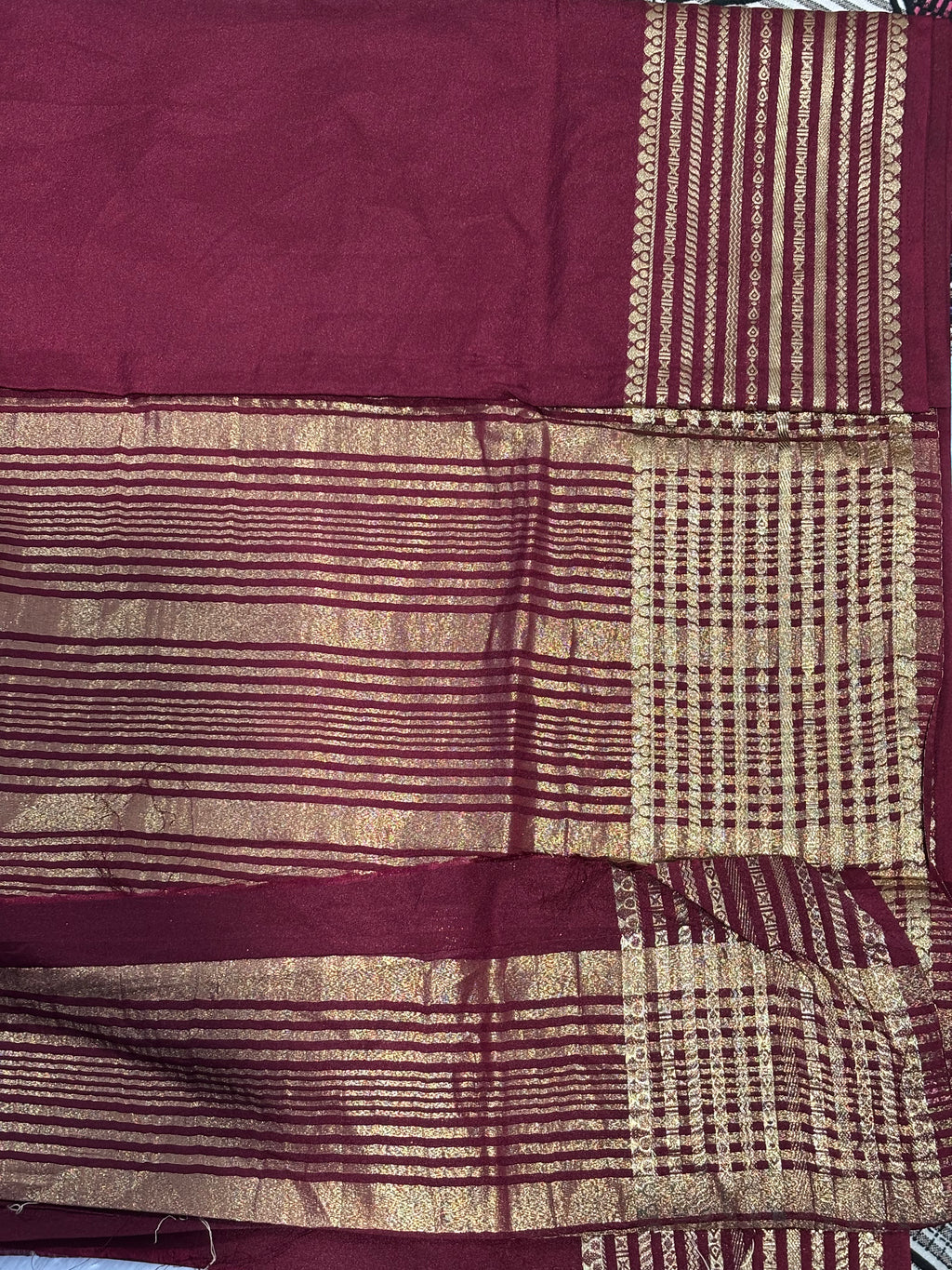 Semi Crepe Silk Saree